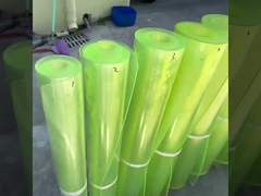 80-95 Kıyısı Renkli Polyurethane Yaprak / Yumuşak PU Yaprak 35-155KN/M İyi İşleme