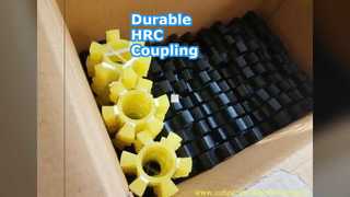 Siyah HRC Kaplin 8Mpa 70-90A Endüstriyel Şaft Kaplini