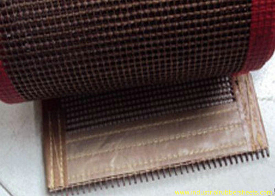 Heat Resistance Food Grade PTFE Mesh 10 x 10mm , PTFE Mesh Conveyor Belt