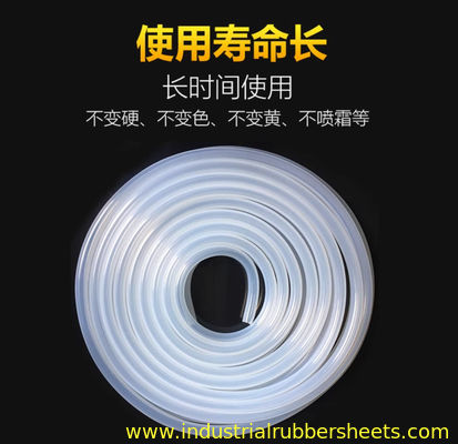 Heat Resistant Silicone Tube and Rubber Sleeve with Smooth Surface and Customizable Sizes