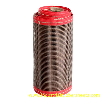Industrial PTFE Mesh Belt with 0.5×1 to 10×10mm Mesh Sizes, Excellent Chemical Resistance and High Tensile Strength