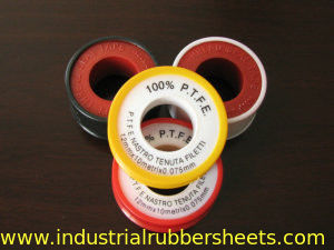 Aid-Resistance White PTFE Gasket Tape with 3-100mm Width and 250°C Heat-Resistance for Sealing