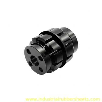 Black Color HRC PU Coupling with 50Mpa Tensile Strength and F Flange Type for Industrial Applications
