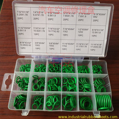 70 Shore A Hardness Virgin FKM Silicone Rubber Washers O Ring Kit with 15 Sizes