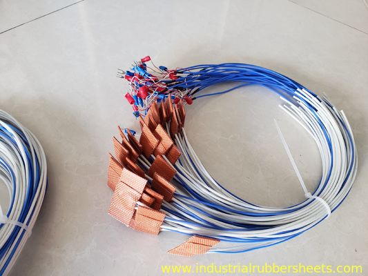 Red Color Close Cell Silicone Heater Pad , Silicone Heat Rubber Pad