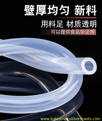 Food Grade 2mm Silicone Hose 7.5Mpa Tensile Strength