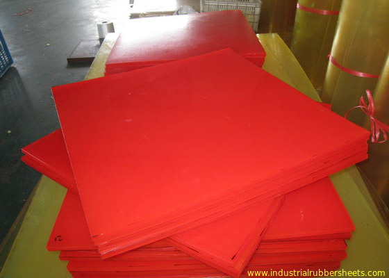 Bükülebilir Virgin Poliüretan Kağıt Yapımı İçin Plastik Levha, Kırmızı PU Levha