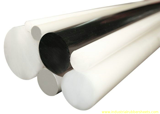 Premium Grade PTFE Rod with Hardness 55+/-5 Shore D, Temperature Resistant -180°C to +260°C and Tensile Strength 20-30Mpa