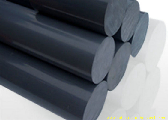 Siyah Geri Dönüşümlü Plastik PVC Sert Çubuk Asitli ve Alkali Dirençli, Naylon Yuvarlak Çubuk