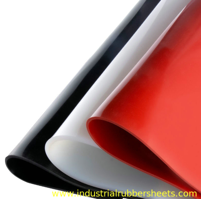 Kırmızı Silikon 3mm Yüksek Sıcaklık Kauçuk Levha Yağ Direnci