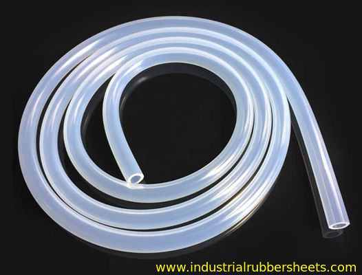 Ekstrüde Isı Direnci Silikon Kauçuk Tüp Kılıfı Yumuşak Esnek
