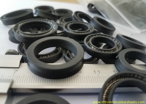 Beyaz veya Siyah PTFE Karbon Conta, SS304, SS316 Uç Yaylı PTFE Yağ Keçesi