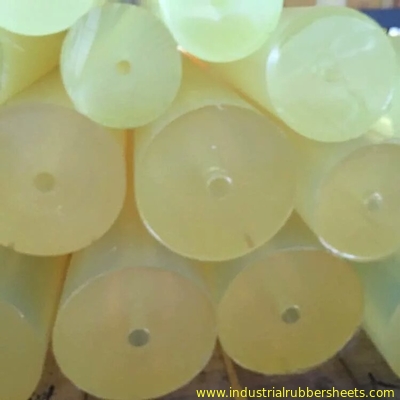 Sarı Poliüretan veya Naylon Plastik Çubuk, 300 - 500mm Uzunluk PU Bar