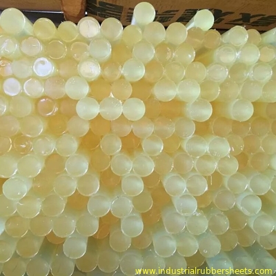 Sarı Poliüretan veya Naylon Plastik Çubuk, 300 - 500mm Uzunluk PU Bar