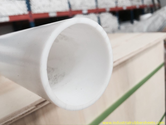 Endüstriyel Sınıf Beyaz Kalıplı PTFE Boru /% 100 Virgin PTFE Boru Pürüzsüz Yüzey