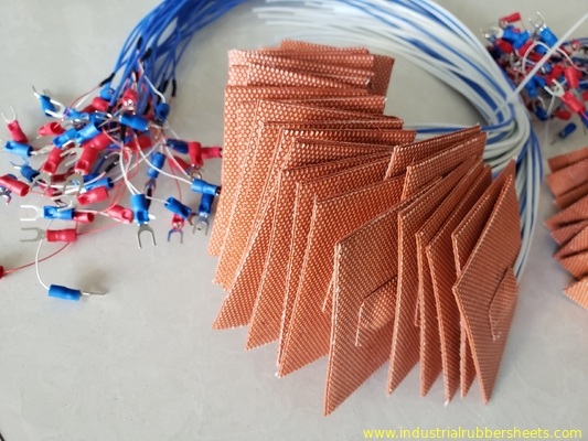 Custom Silicone Heater Pad 1.5mm Thick with 200℃ Temperature Resistance