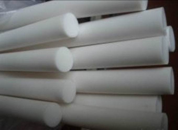 Korozyon Direnci ile Premium Grade% 100 Virgin PTFE Çubuk / Beyaz Teflon Çubuk