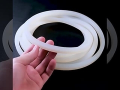 Kırmızı Şeffaf Silikon Ekstrüzyon, Sızdırma için Silikon Profili