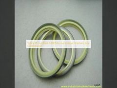 Beyaz PU veya Siyah NBR Silikon Kauçuk Yıkayıcılar Boyutu Özelleştirilmiş