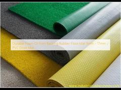 Dayanıklı Köpük Veya Sert Destek Kauçuk Paspas 9mm - 17mm / PVC Kapı Paspası