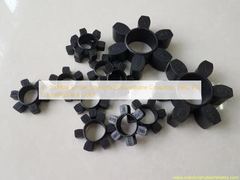 8 - 55Mpa Çekme Dayanımlı Poliüretan Kaplin, HRC PU Kaplin, Siyah Renk