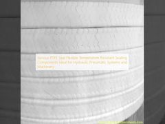 Çeşitli PTFE Dükkanı Esnek Sıcaklığa Dirençli Dükkan Bileşenleri Hidrolik Pnömatik Sistemler ve Makineler için İdeal