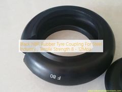 Çelik Endüstrisi için Siyah NBR Kauçuk Lastik Kaplin, Çekme Dayanımı 8 - 12Mpa