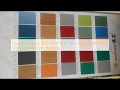 Oturma Odası İçin Toz Direnci PVC Zemin Mat, Firma Destekli PVC Bobin Mat