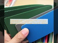 Özel PVC Taşıyıcı Kemeri ve Minimum Tekerlek Çaprazlığı 10-180mm ile Teslimatlar