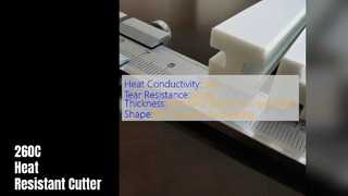 PTFE Kesici Pedi 260C Isıya Dayanıklı Özel