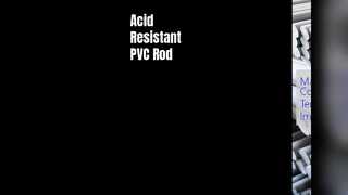 PVC Çubuk 10-300mm Asit Alkaliye Dayanıklı
