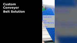 Malzeme Taşıma için Özel Beyaz Konveyör Bant