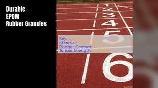 EPDM Kauçuk Granüller UV Dayanımlı Yüksek Yoğunluk