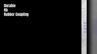 Hb Kauçuk Kaplin 8-12Mpa Yüksek Çekme Dayanımı