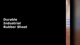 Endüstriyel Kauçuk Levha 0.5-100mm Ozona Dayanıklı