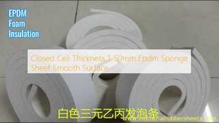 EPDM Sünger Levha Pürüzsüz Yüzey Yalıtımı