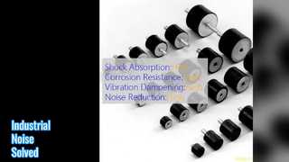 Kauçuk Şok Montaj Parçaları Endüstriyel Gürültüyü Azaltır