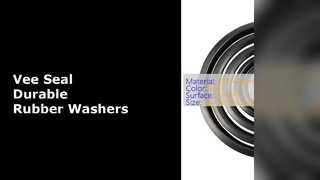 Siyah Silikon Kauçuk Pullar Vee Seal Tam Setler