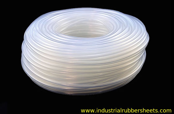 Customized Size Polyester Braid Reinforced Silicone Tube Extrusion with High Temperature Resistance