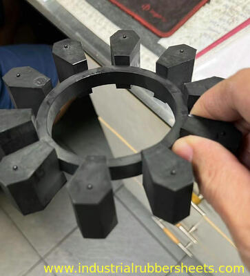 Flender PU Coupling Spider with 95 Shore A Hardness, 55 MPa Tensile Strength, and 120°C Working Temperature