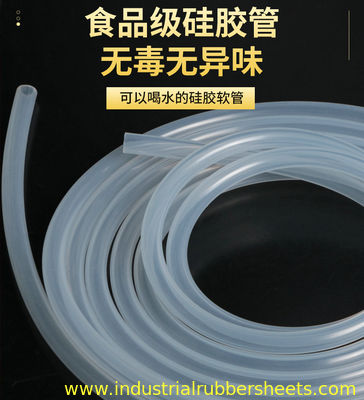 Translucent Food Grade Silicone Hose with High Temperature Resistance for Industrial Applications