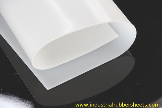Food Grade UV-Resistant Silicone Rubber Sheet with High Tensile Strength 7.0Mpa for Custom Sizes
