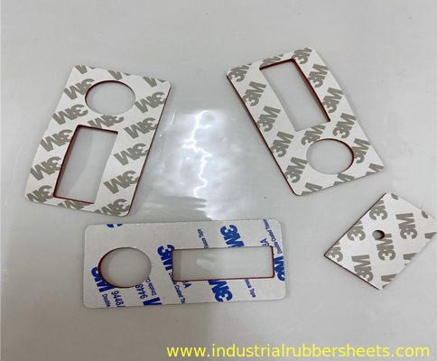 10-40 Shore A 200psi Custom Size Silicone Foam Gasket with Adhesive Backing Tape