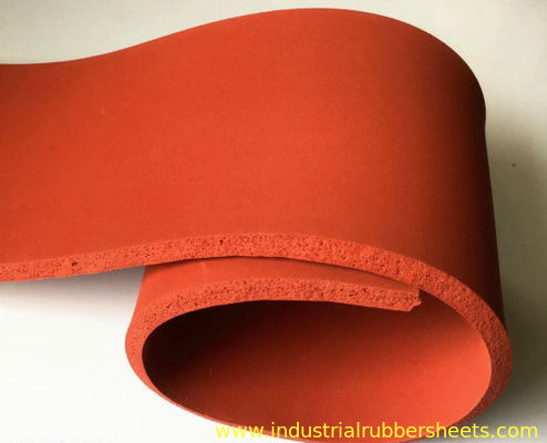 Close Cell Silicone Rubber Sheet with High Temperature Resistance and Double Impression Fabric Surface