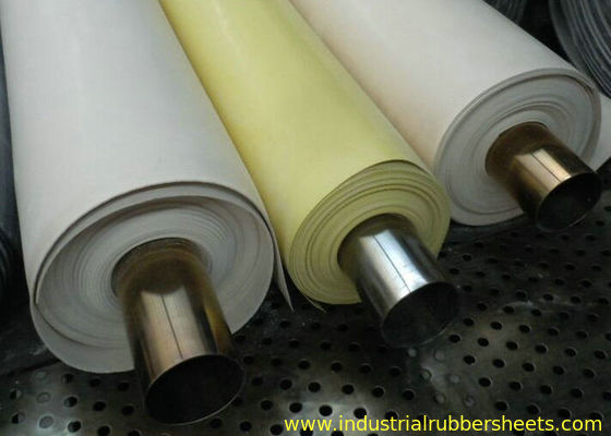 White Color Food Grade NBR Rubber Sheet with 70 Shore A Hardness for Industrial Use