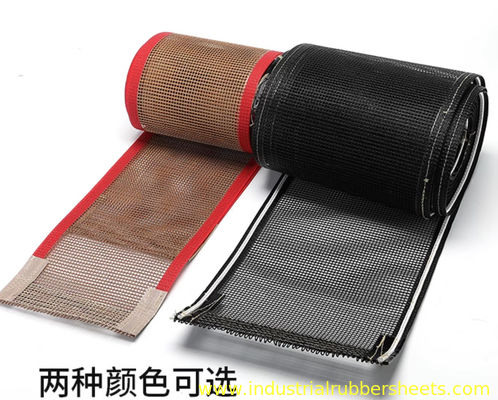 Freezer Safe PTFE Mesh Belt with Bullnose Joint and High Tensile Strength for Industrial Applications