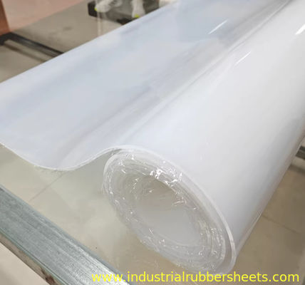 Silikon Kauçuk Yaprak 3 mm Kalınlığı 0.1-3.6m Genişliği 7.5-12.0Mpa Tensile