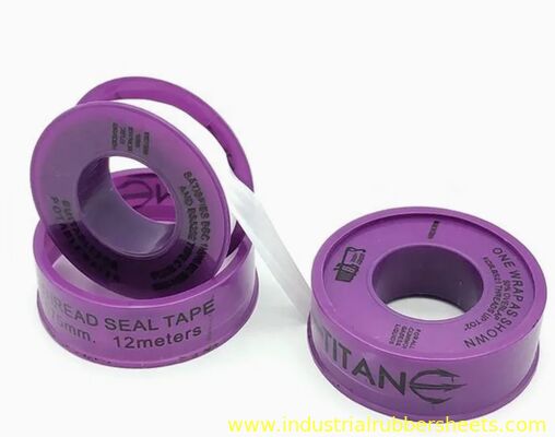 Mekanik mühürleme uygulamaları için uygun 8Mpa germe dayanıklılığı olan Beyaz PTFE Dikiş Teyp