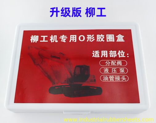 Yağa dayanıklı Kimyasallara dayanıklı Yüksek Sıcaklık Aralığı O Çapraz Çantası ve Kazı makineleri için hidrolik mühürleme seti