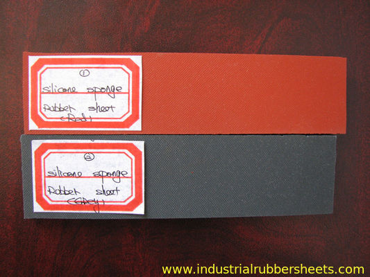 Yüksek Sıcaklık Direnci için 3M Yapışkan Destekli Kapalı Hücre Silikon Sünger Kauçuk Levha